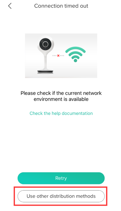 Add the camera by AP Mode