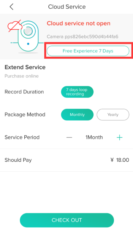 Cloud storage service