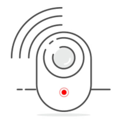 Status description of the camera indicator light?
