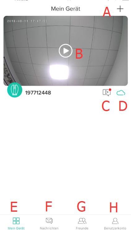 APP Hauptschnittstelle