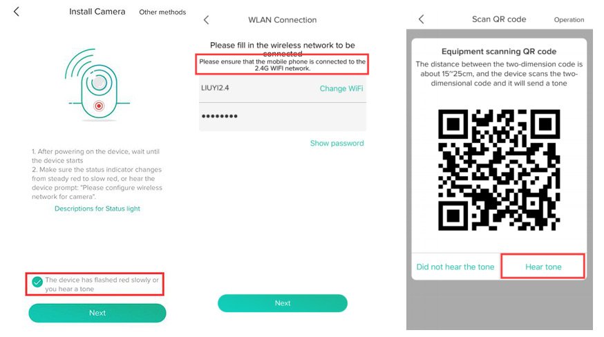Añadir una cámara por escanear código QR