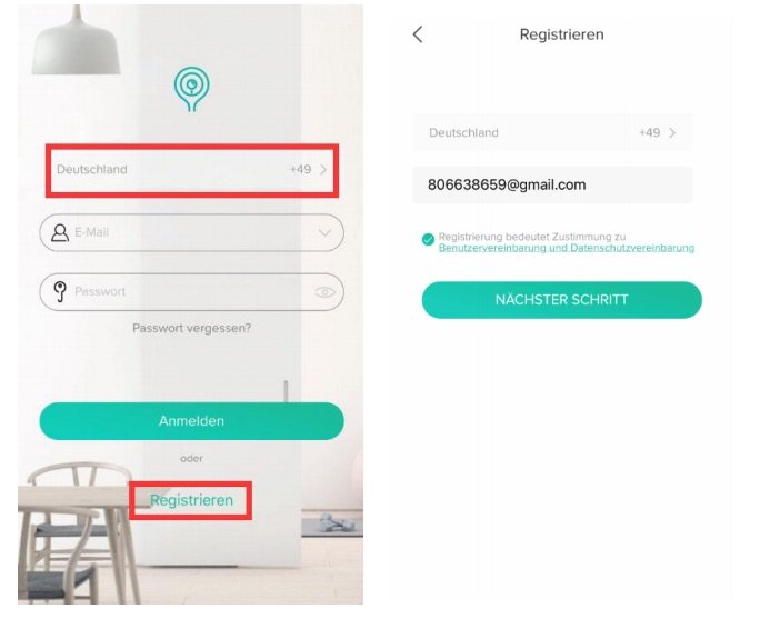 Registrieren Sie ein Konto