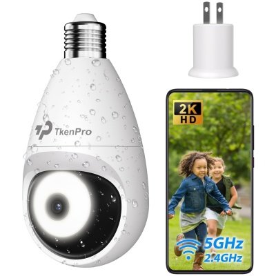 2K Light Bulb Security Cameras